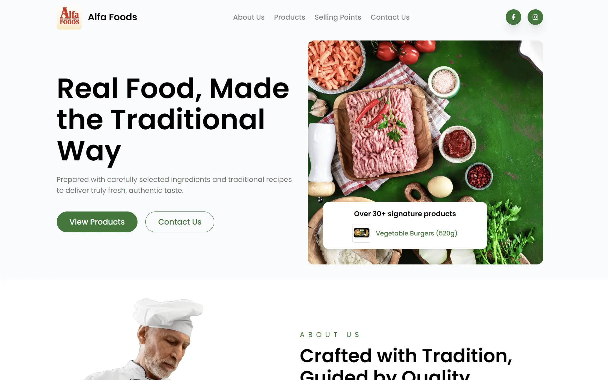 Alfa Foods screenshot 1